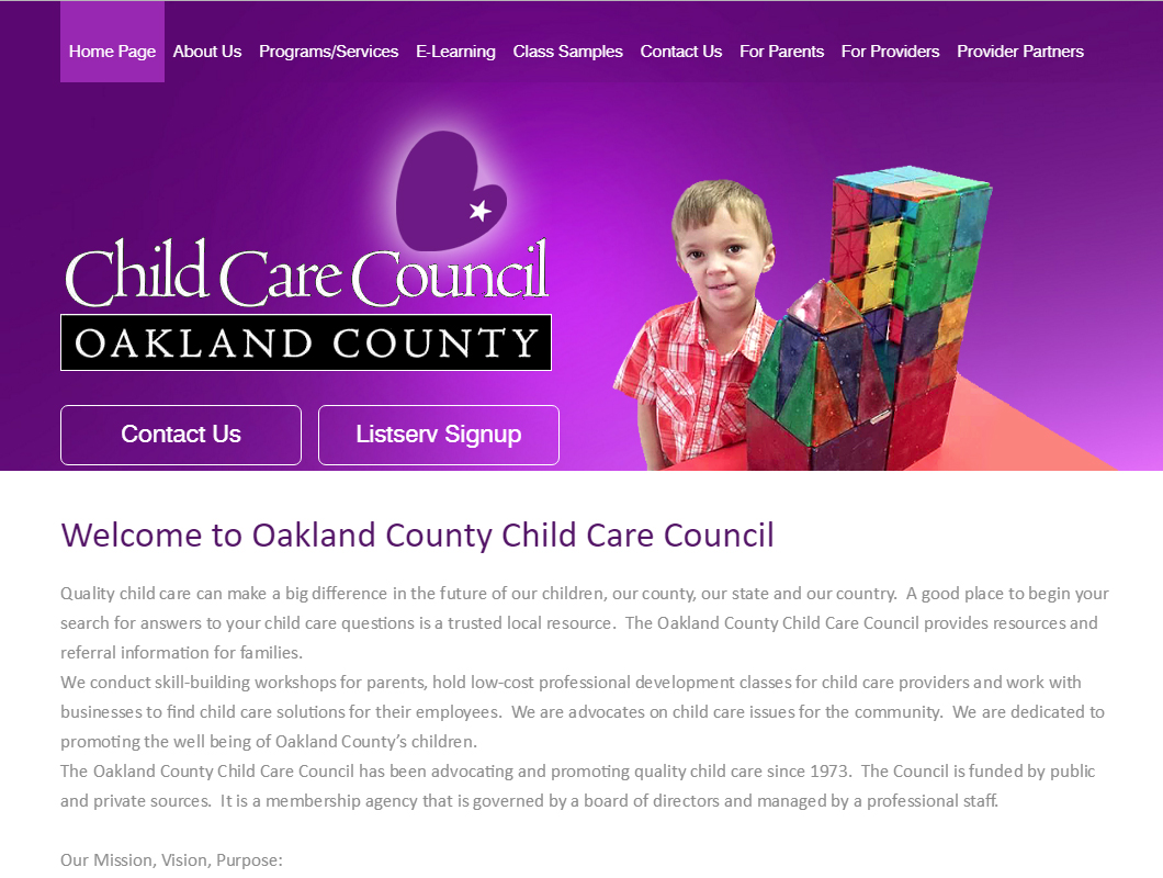 Oakland County Child Care